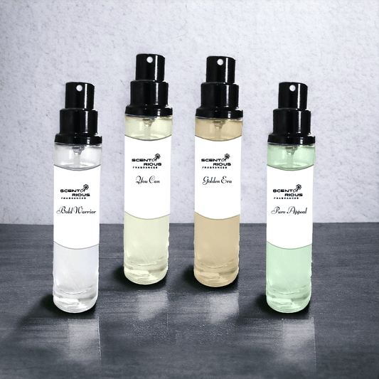 MEN PERFUME BUNDLE OF 4 - 15ML EACH - EASY TO CARRY | FREE DELIVERY AND GIFT BAG