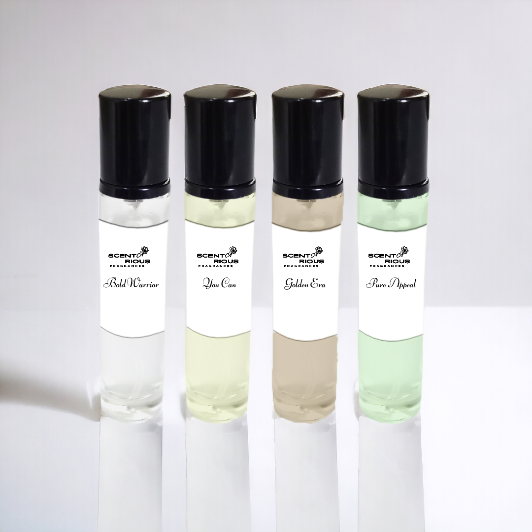 MEN PERFUME BUNDLE OF 4 - 15ML EACH - EASY TO CARRY | FREE DELIVERY AND GIFT BAG