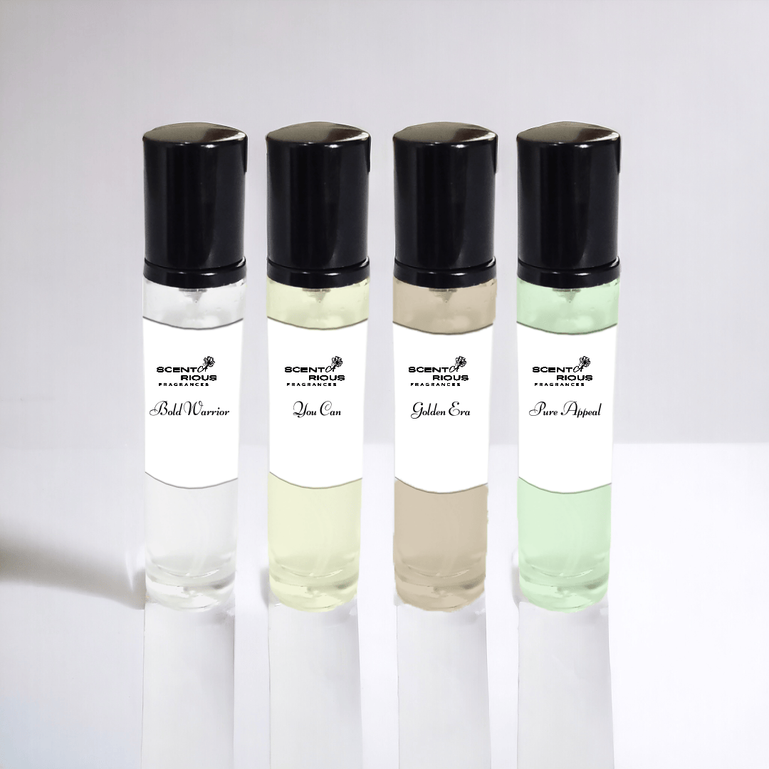 MEN PERFUME BUNDLE OF 4 - 15ML EACH - EASY TO CARRY | FREE DELIVERY AND GIFT BAG