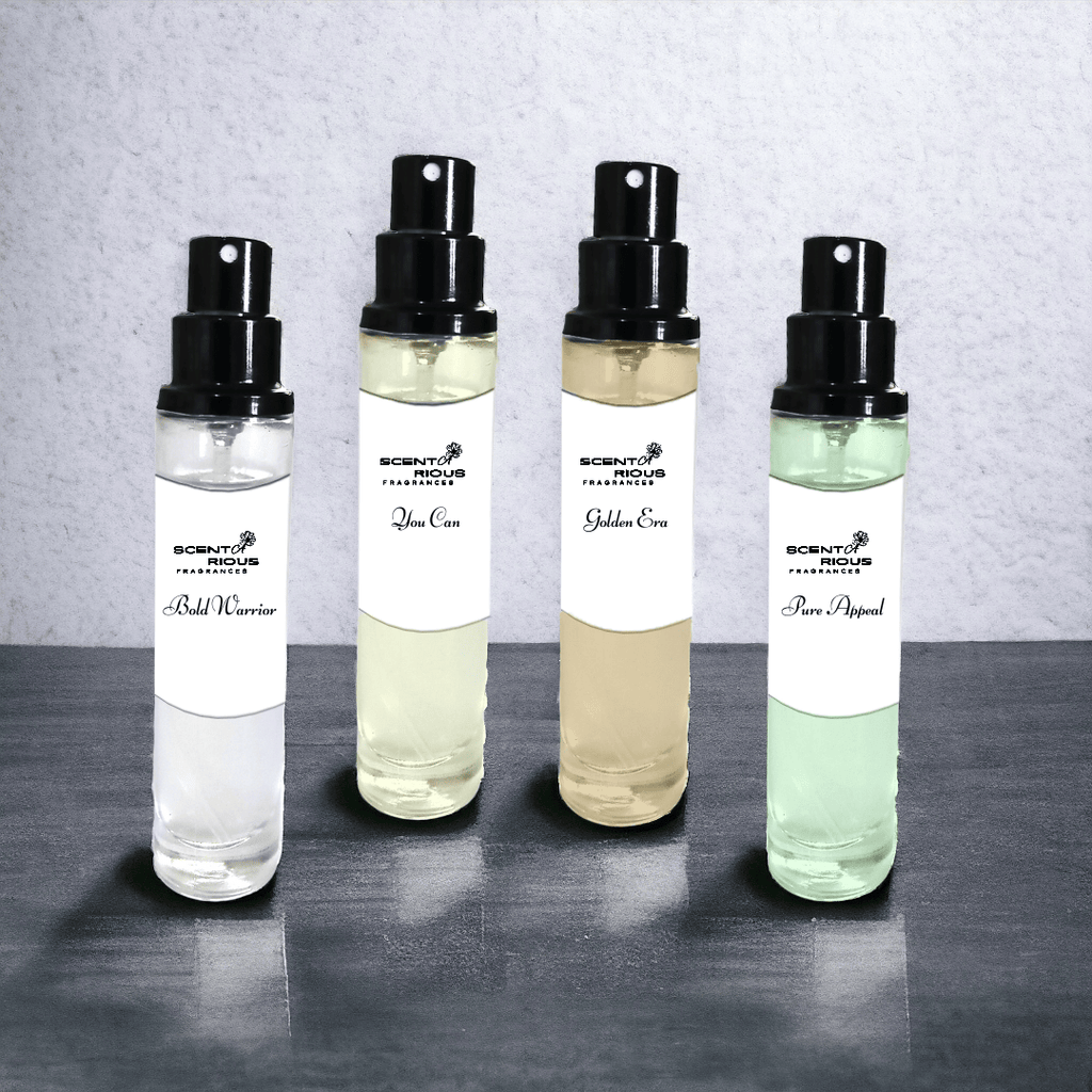 MEN PERFUME BUNDLE OF 4 - 15ML EACH - EASY TO CARRY | FREE DELIVERY AND GIFT BAG