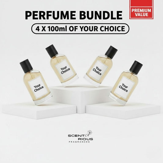 BUNDLE OF ANY 4 100ML PERFUMES OF YOUR CHOICE