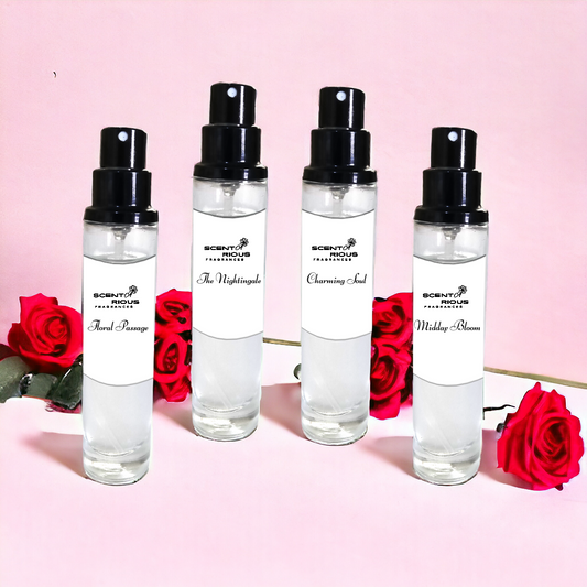 WOMEN PERFUME BUNDLE OF 4 - 15ML EACH - EASY TO CARRY | FREE DELIVERY AND GIFT BAG