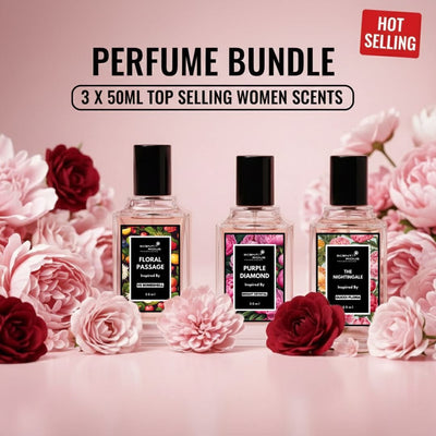 BUNDLE OF TOP 3 50ML WOMEN PERFUMES